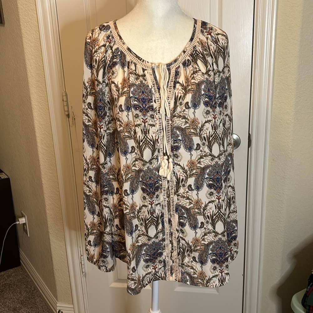Anthropologie Meadow Rue Bohemian Top